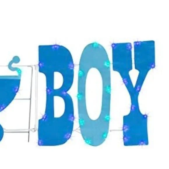 NWT Light Up It's a Boy Sign Great for Baby Showers and Announcements - Picture 2 of 8